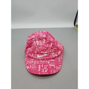 Nike Just Do It Swoosh Adjustable Toddler Baseball Cap Hat Pink EUC